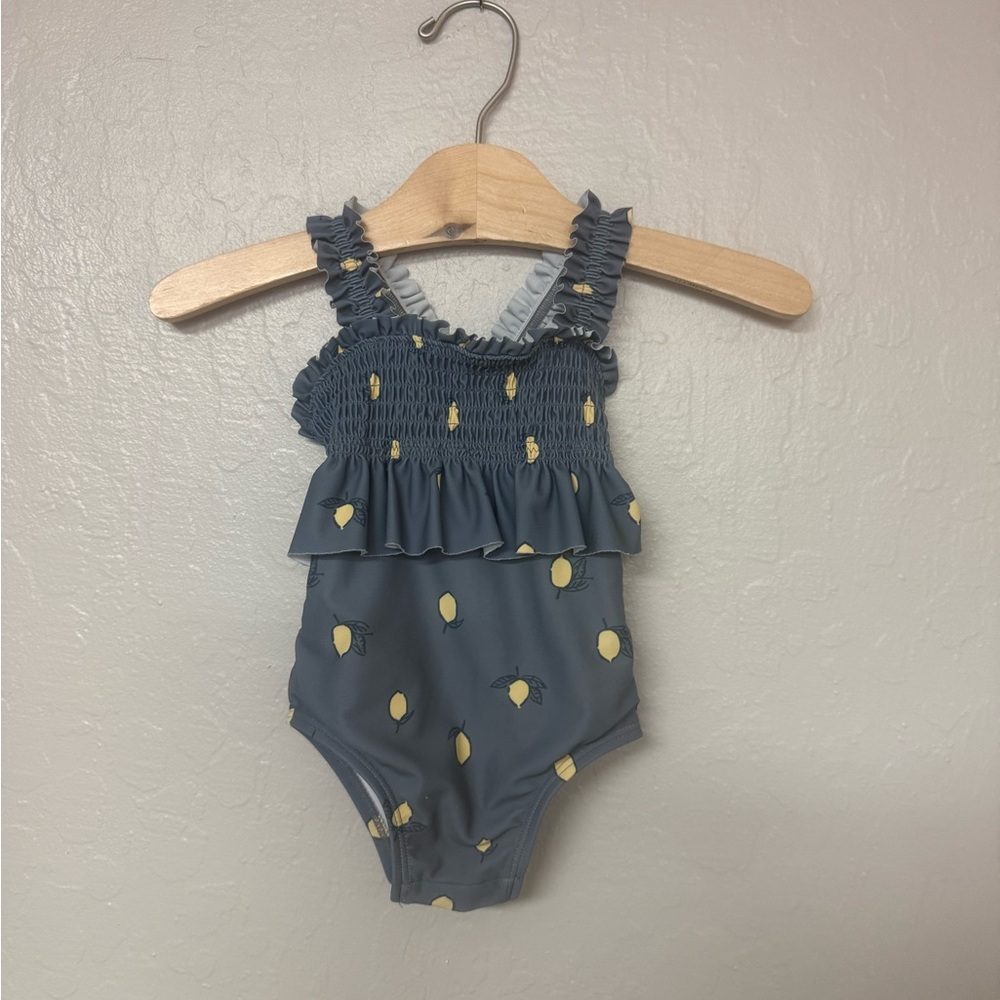 $12 ADD ON Modern Moments Girls Swimsuit Lemons one piece ruffles H&M Zara
